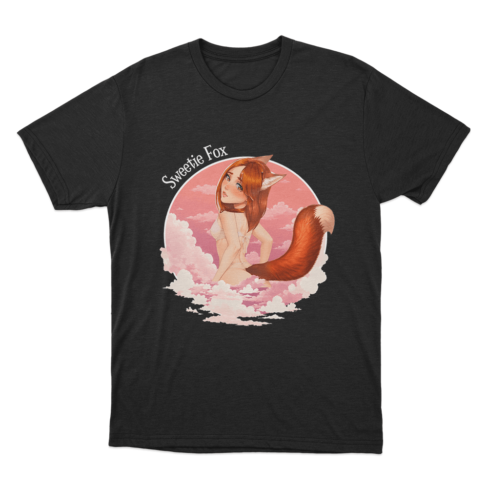 Sweetie Fox Anime Character Unisex T Shirt Black Sweetie Fox Anime Character Unisex T Shirt Black