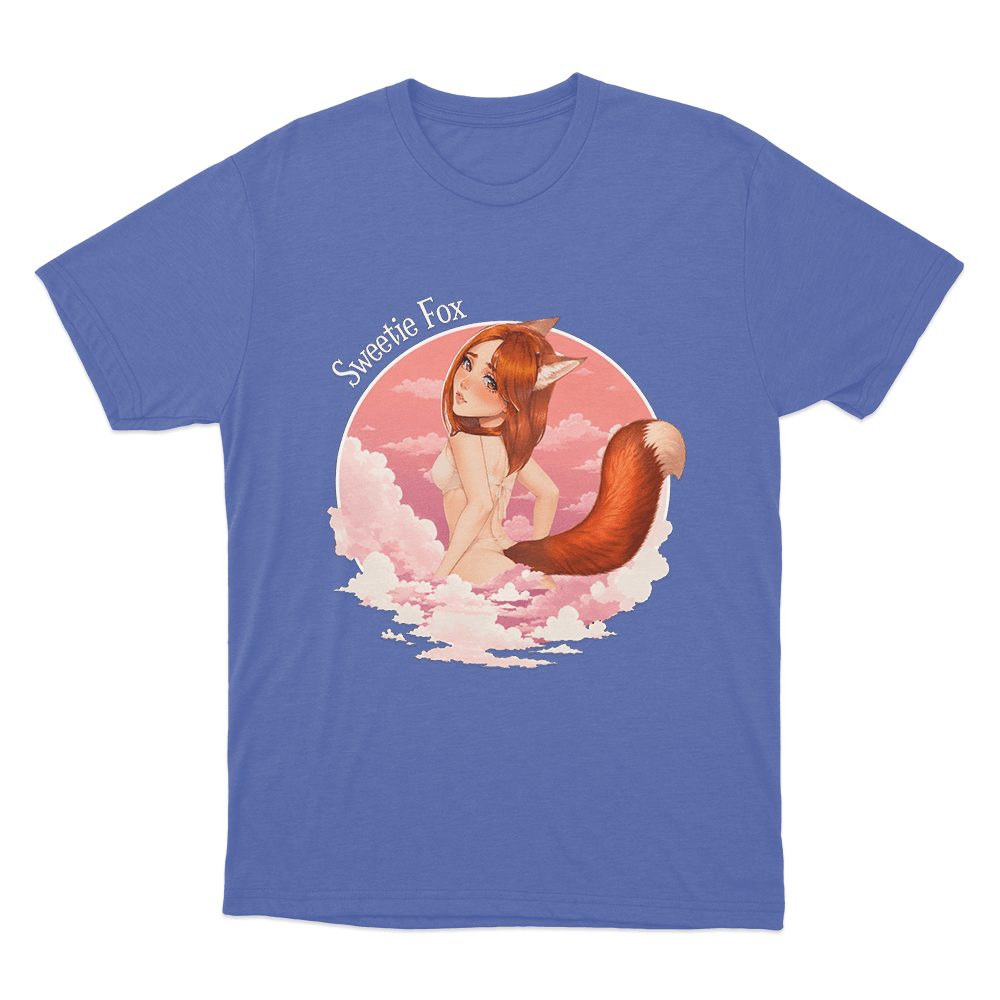 Sweetie Fox Anime Character Unisex T Shirt Blue Sweetie Fox Anime Character Unisex T Shirt Blue