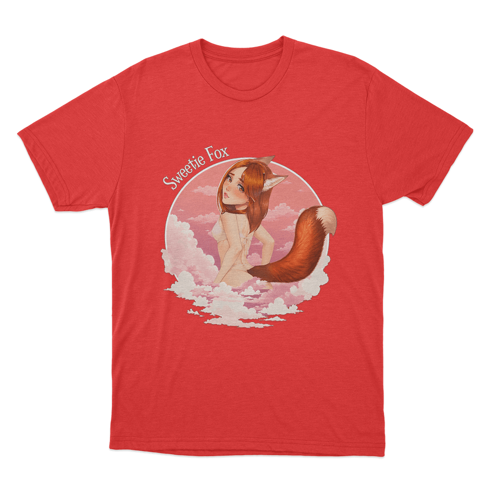 Sweetie Fox Anime Character Unisex T Shirt Red Sweetie Fox Anime Character Unisex T Shirt Red