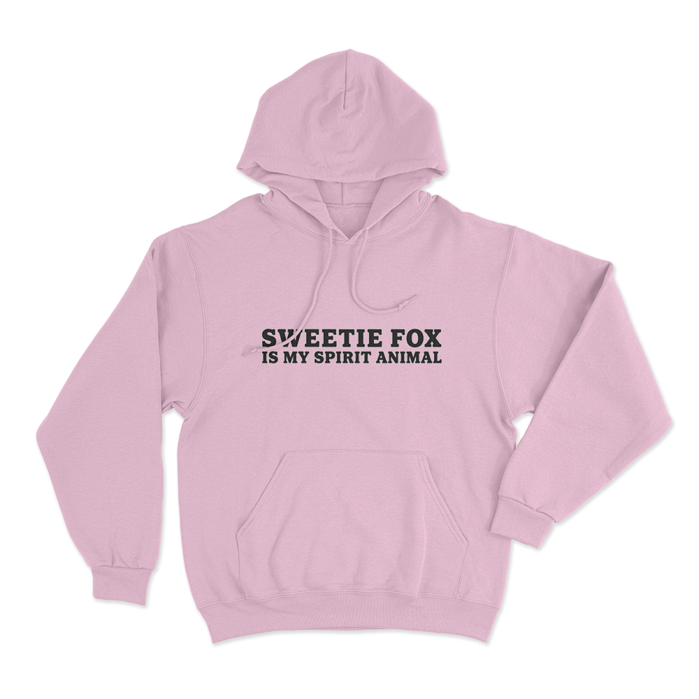 Sweetie Fox Is My Spirit Animal Unisex Hoodie Pink Sweetie Fox Is My Spirit Animal Unisex Hoodie Pink