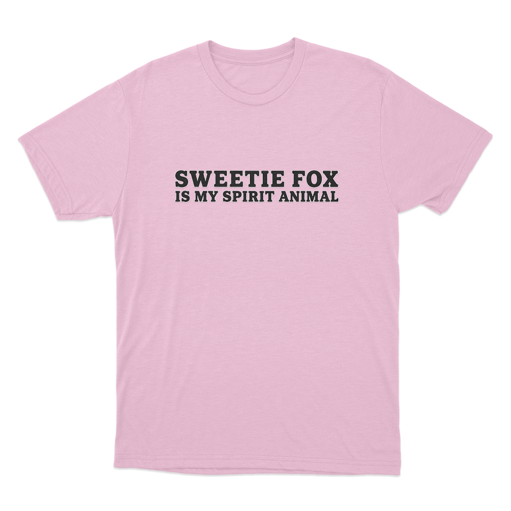 Sweetie Fox Is My Spirit Animal Unisex T Shirt Pink Sweetie Fox Is My Spirit Animal Unisex T Shirt Pink
