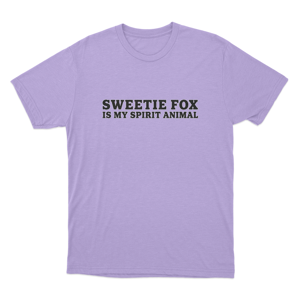 Sweetie Fox Is My Spirit Animal Unisex T Shirt Purple Sweetie Fox Is My Spirit Animal Unisex T Shirt Purple