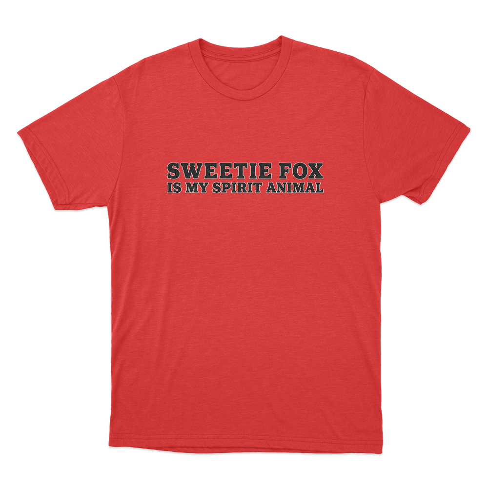 Sweetie Fox Is My Spirit Animal Unisex T Shirt Red Sweetie Fox Is My Spirit Animal Unisex T Shirt Red