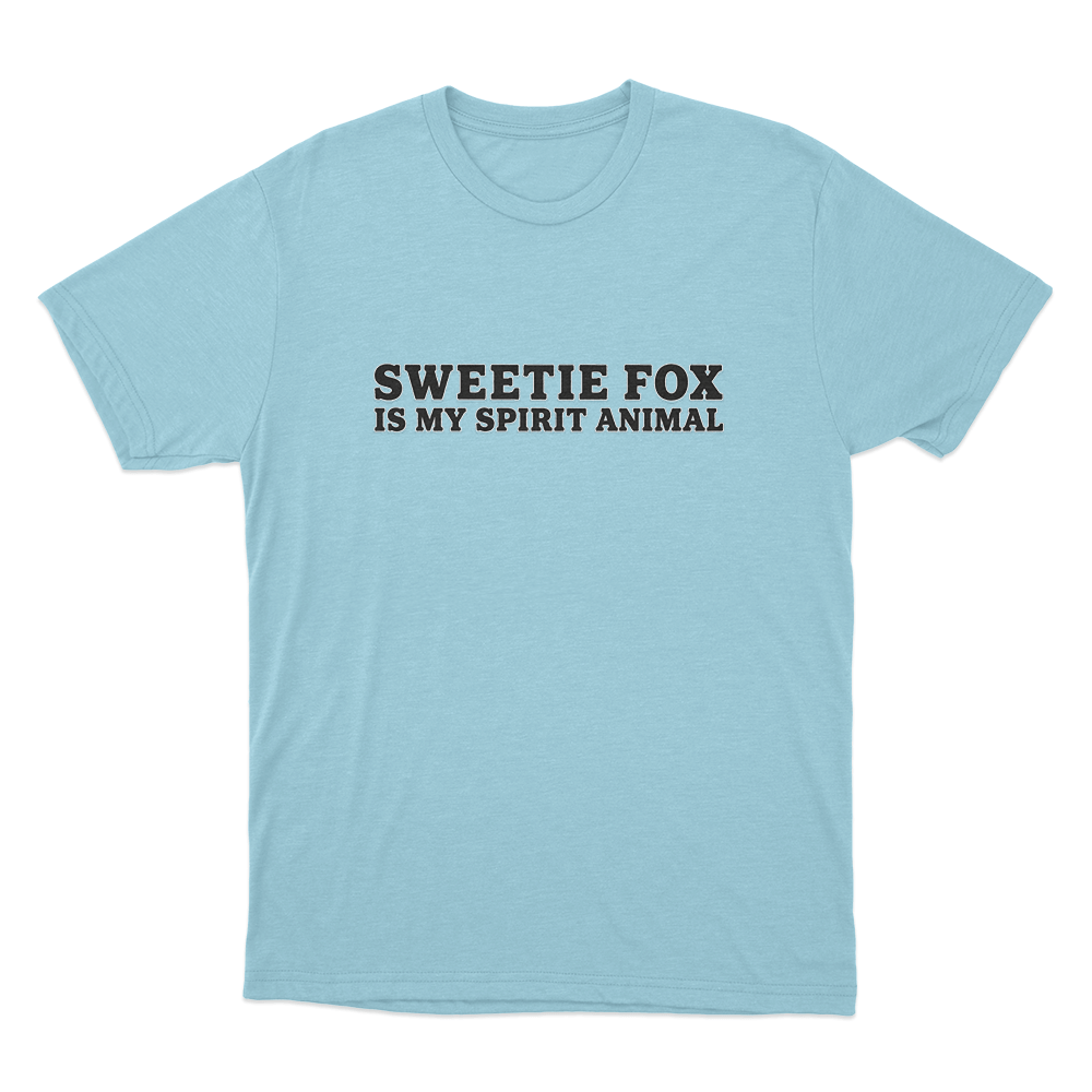 Sweetie Fox Is My Spirit Animal Unisex T Shirt Sky Blue Sweetie Fox Is My Spirit Animal Unisex T Shirt Sky Blue