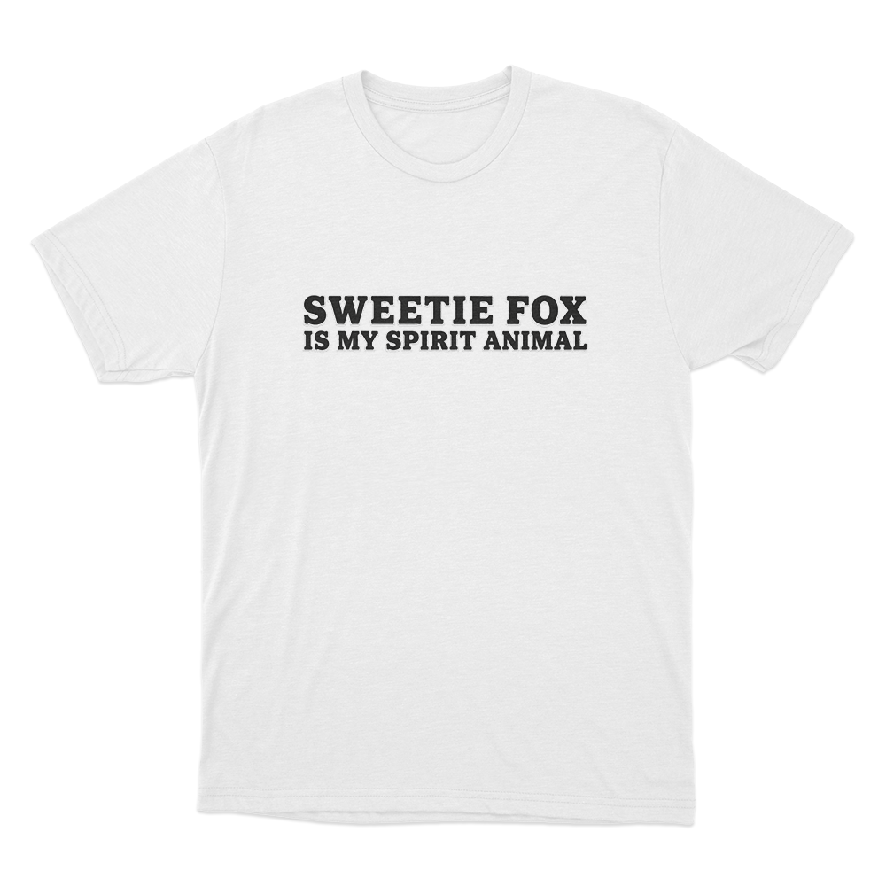 Sweetie Fox Is My Spirit Animal Unisex T Shirt White Sweetie Fox Is My Spirit Animal Unisex T Shirt White