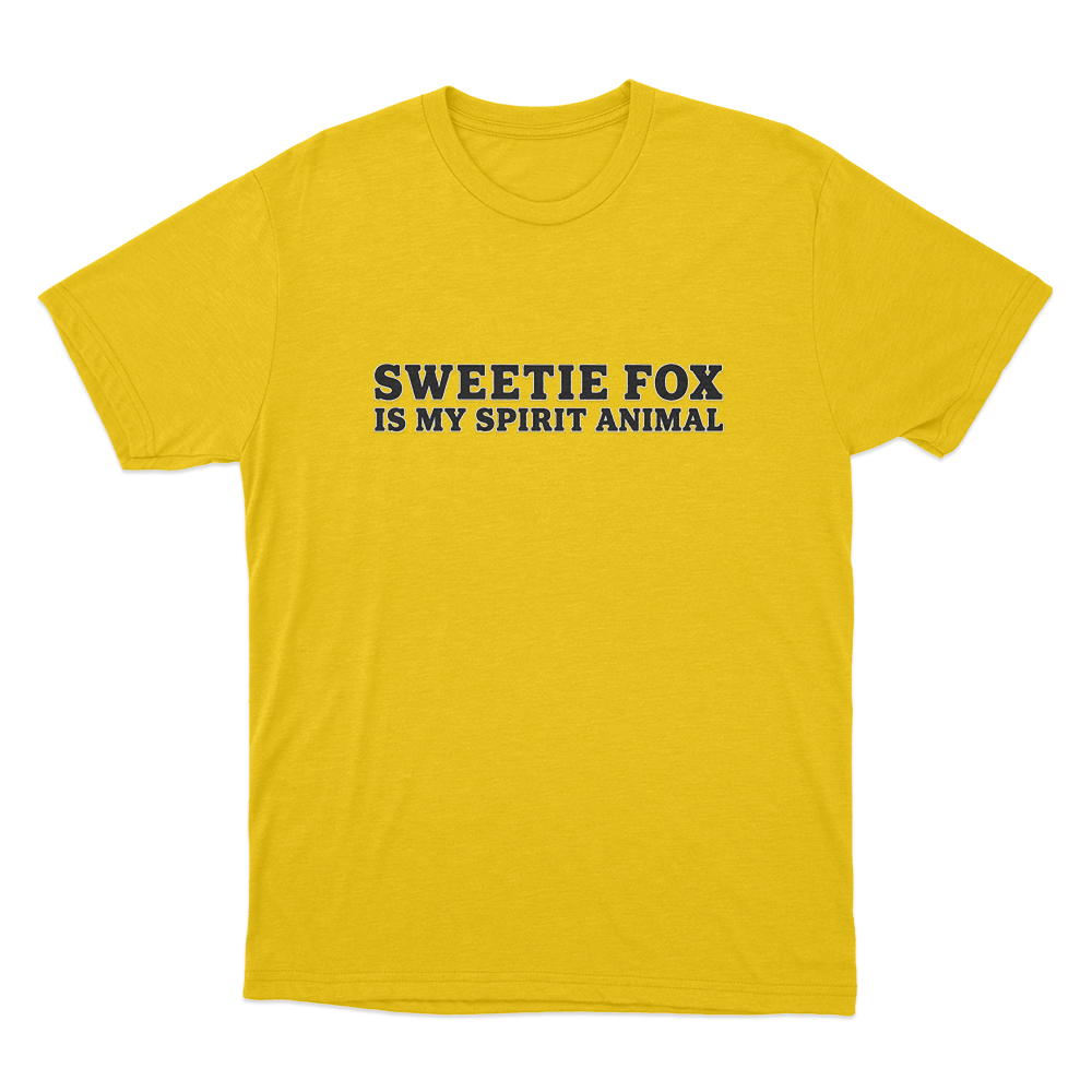 Sweetie Fox Is My Spirit Animal Unisex T Shirt Yellow Sweetie Fox Is My Spirit Animal Unisex T Shirt Yellow