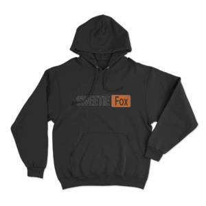 Sweetie Fox Logo Unisex Hoodie Black