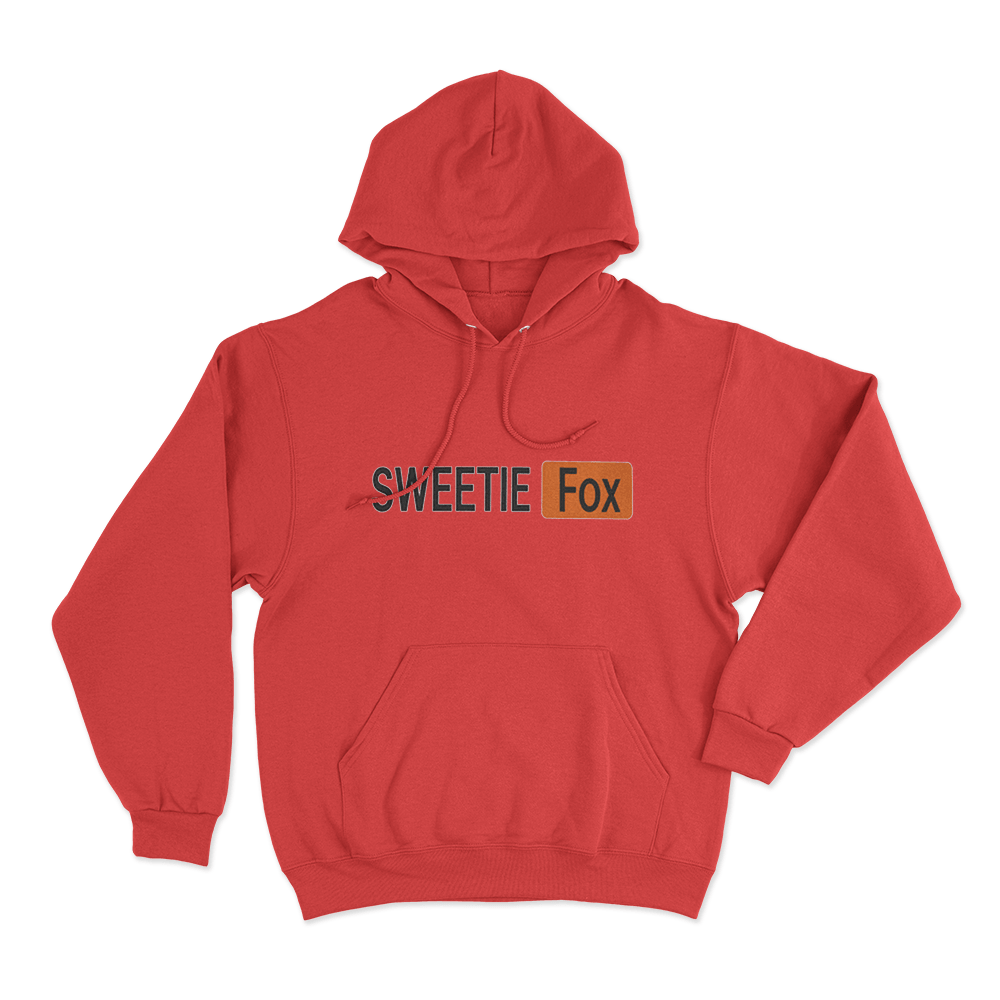 Sweetie Fox Logo Unisex Hoodie Red Sweetie Fox Logo Unisex Hoodie Red
