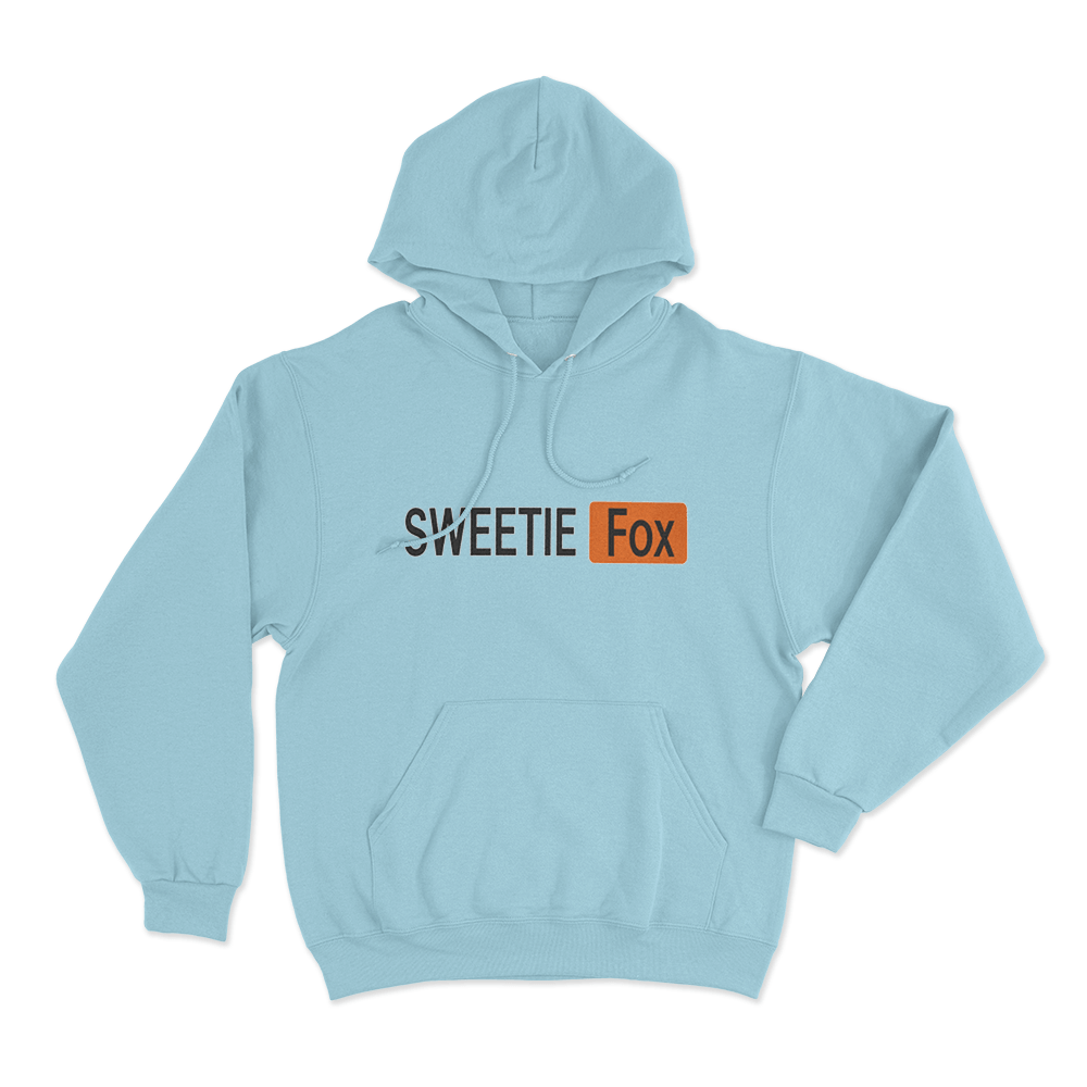 Sweetie Fox Logo Unisex Hoodie Sky Blue Sweetie Fox Logo Unisex Hoodie Sky Blue
