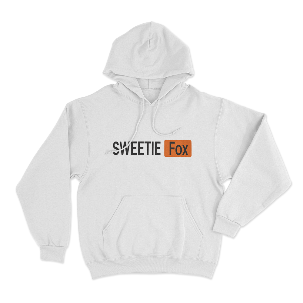 Sweetie Fox Logo Unisex Hoodie White Sweetie Fox Logo Unisex Hoodie White