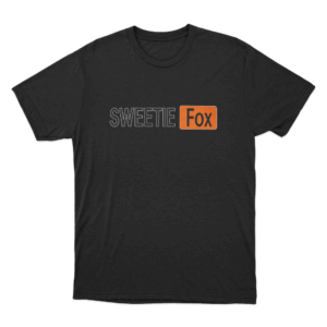 Sweetie Fox Logo Unisex T Shirt Black